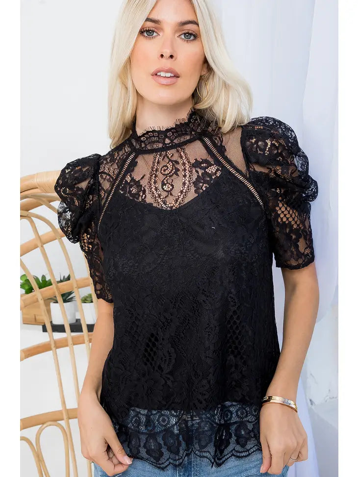 Leticia Lace Top
